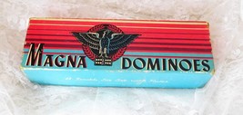 The Embossing Co. Magma Double Six Dominoes No.225 - Vintage Complete Se... - $14.01