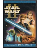Star Wars Episode II: Attack of the Clones (DVD, 2002, 2-Disc Set, Full ... - $5.89