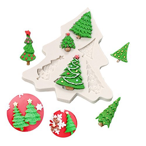 Christmas Tree Shape Silicone Mold Christmas Candy Molds Cake Muffin