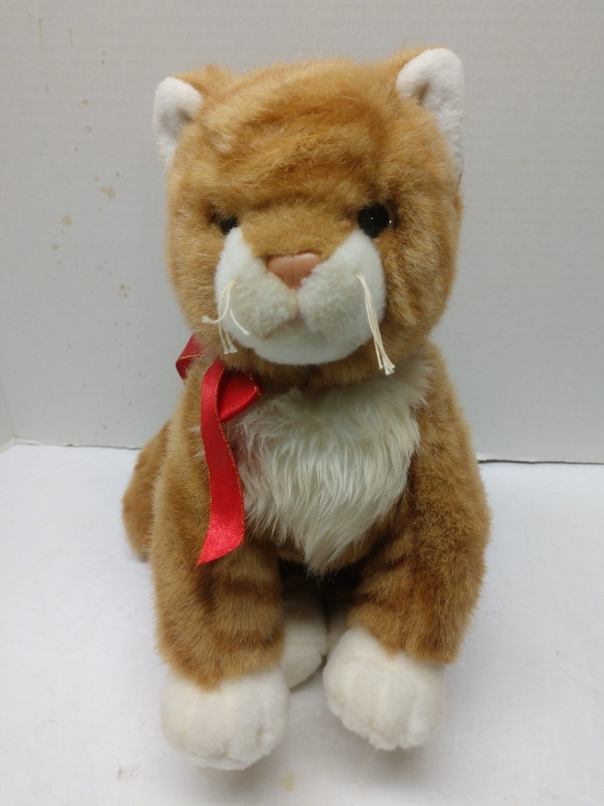 ty orange cat stuffed animal