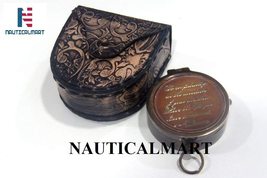 NauticalMart Thoreau's Go Confidently Quote Engraved Graduation Day Gift Compass