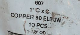 Nibco Brand 9055750 Copper 1 Inch C x C 90 Degree Elbow 607 10 Pieces Per Bag image 5