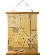 Inspirational Wall Art Bicycle Wall Scroll Enjoy The Ride Wall Decor Can... - $21.95