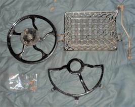 1879 Light Running New Home VS Treadle Pedal &amp; Drive Wheel w/Cover From ... - $50.00