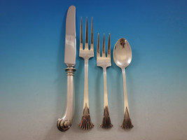 Onslow by Tuttle Sterling Silver Italian Pasta Server Set 2pc HHWS Custom
