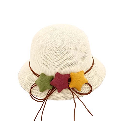 George Jimmy Children's Straw Hat Baby Girls Hat Sun Hat Beach Hat Bucket Hat, E