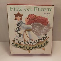 2003 Fitz & Floyd Moon Beam Canape Plate Christmas Angel serving cookie tray - $19.35