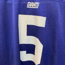 New York Giants Kerry Collins Boys Jersey Blue Size 18/20 - $25.62