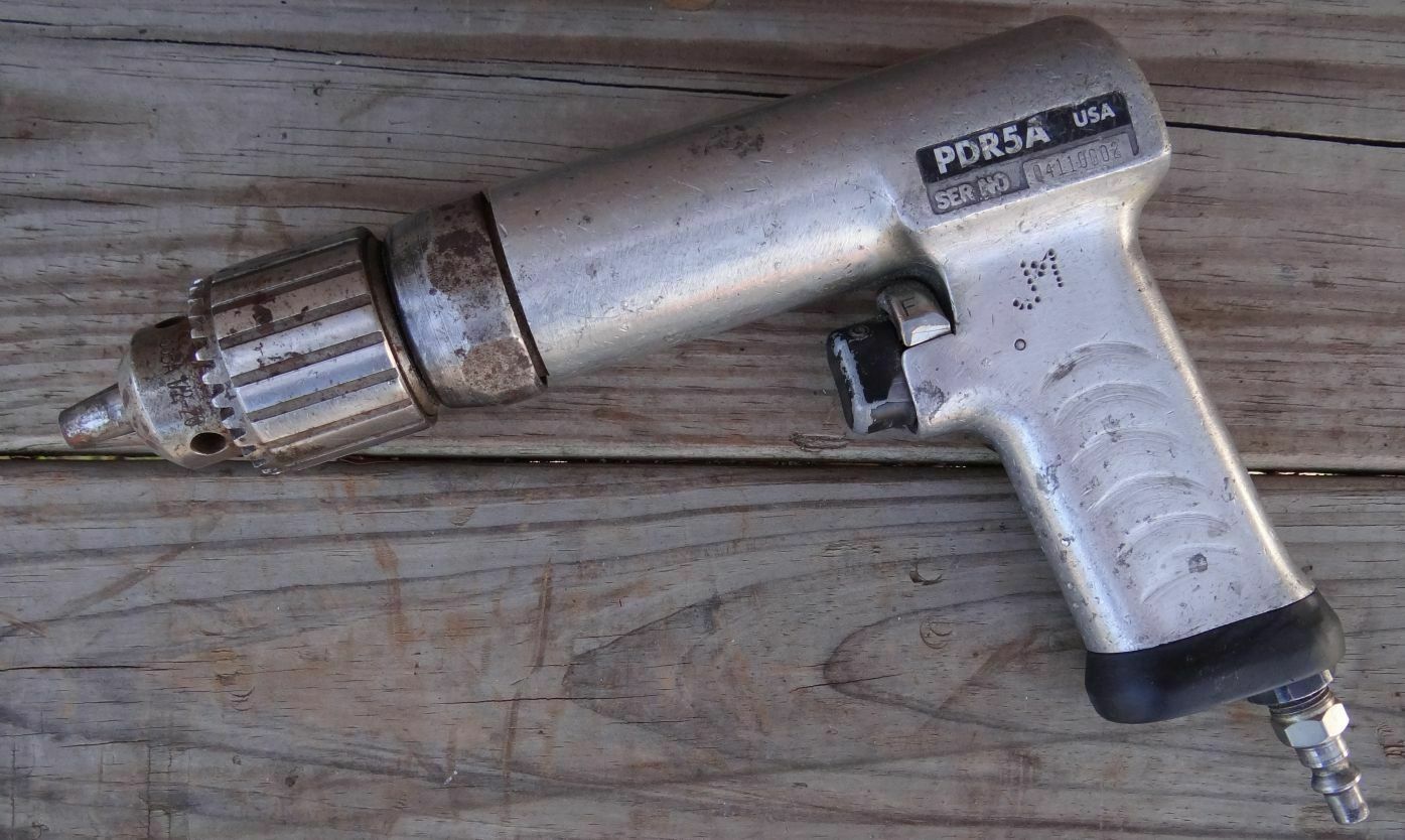 Snap On Pneumatic Reversible Drill Model PDR5A 1/2" Chuck Air Tools