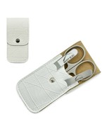 Mont Bleu 3 pcs Manicure Set in White Eco-Leather Case ROMA Best Gift 4 ... - £20.63 GBP