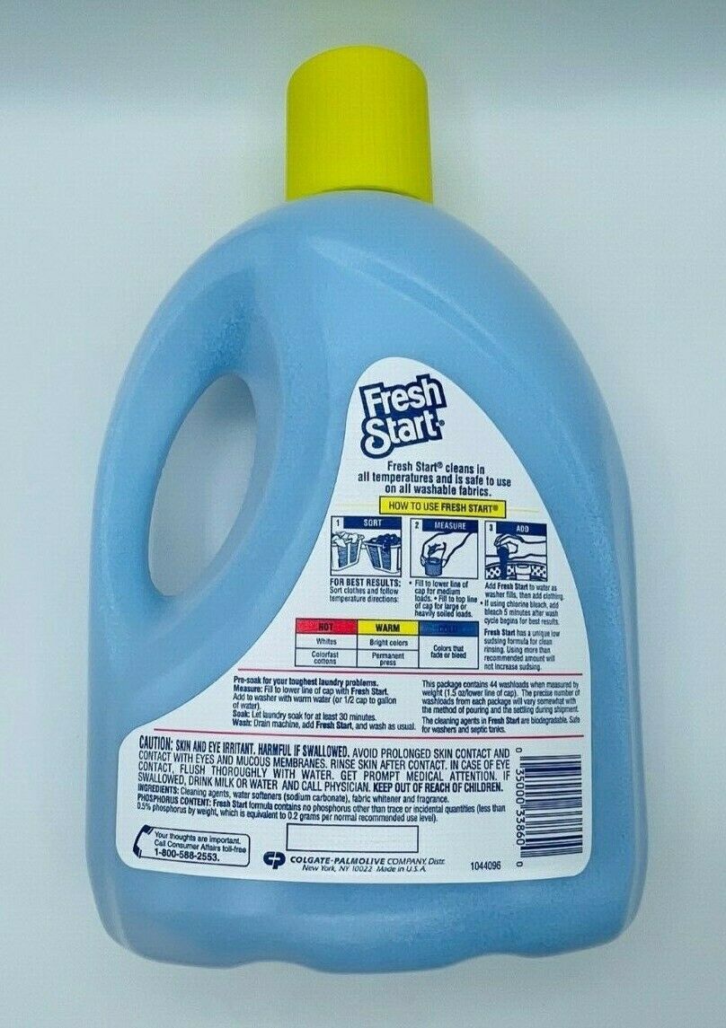 Fresh Start Powder Laundry Detergent Concentrated 44 Loads 66 oz Free