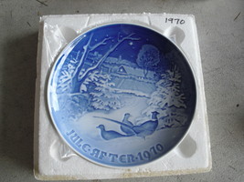 Vintage 1970 Bing &amp; Grondahl Pheasants in the Snow at Christmas Collecto... - $17.82