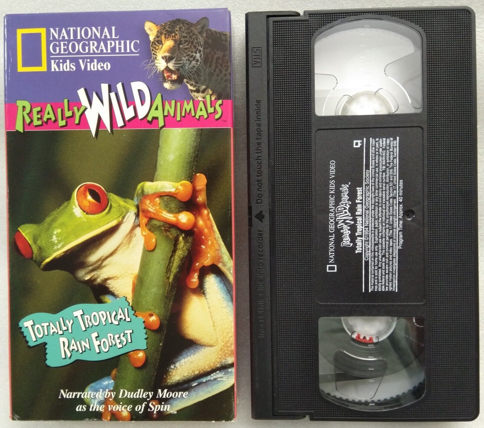VHS Really Wild Animals - Totally Tropical Rain Forest (VHS, 1994 ...