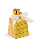 50 Beehive Gift Box Baby Favors Bumblebee Candy Boxes Gender Reveal Baby... - $20.99