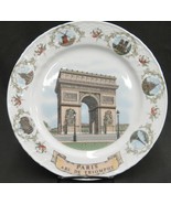 Kronester Paris Collector Plate Points of Interest Arc de Triomphe Notre... - $8.90