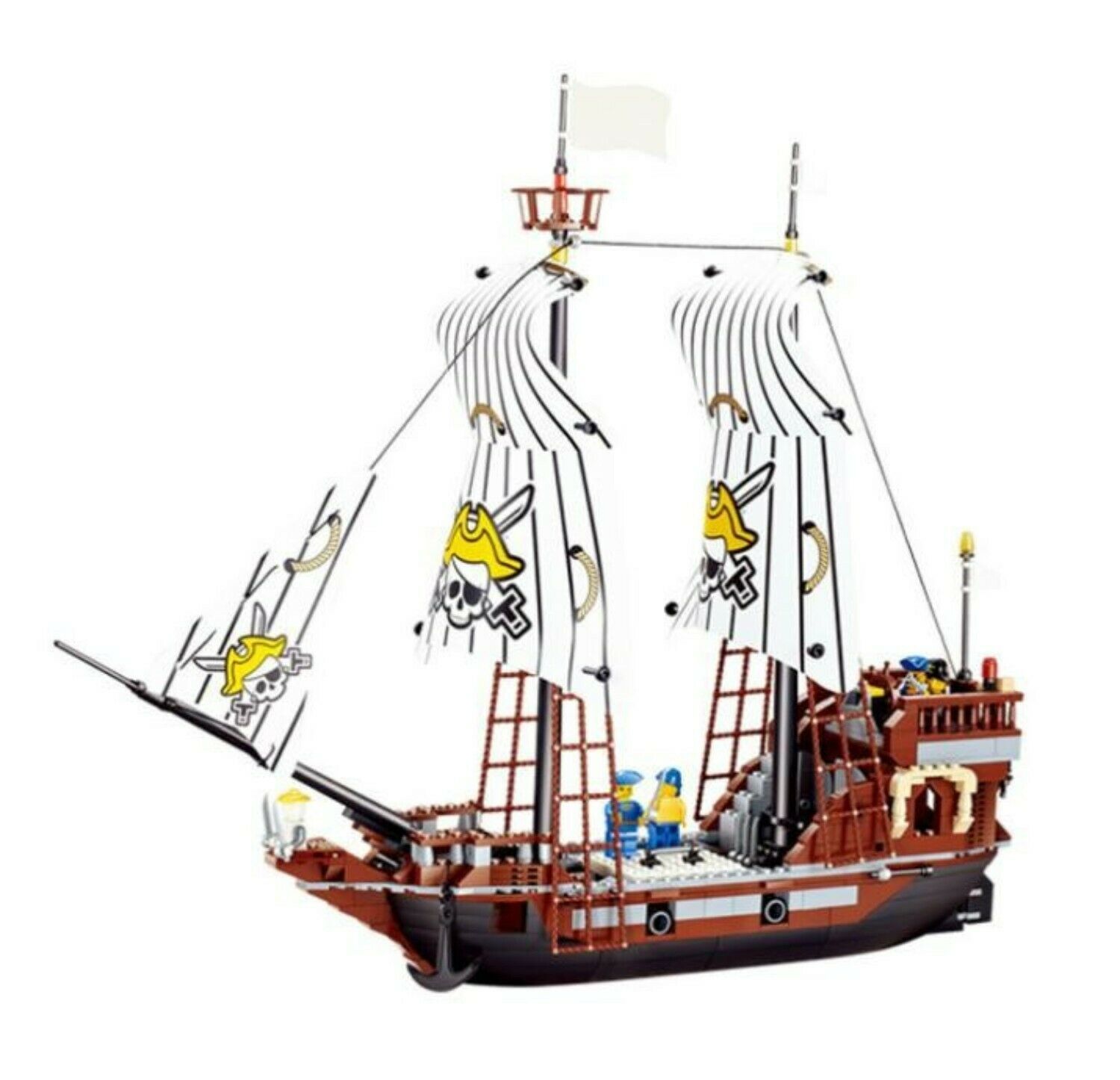 Pirate Ship Building Block Set 187 PCS! - Mega Bloks