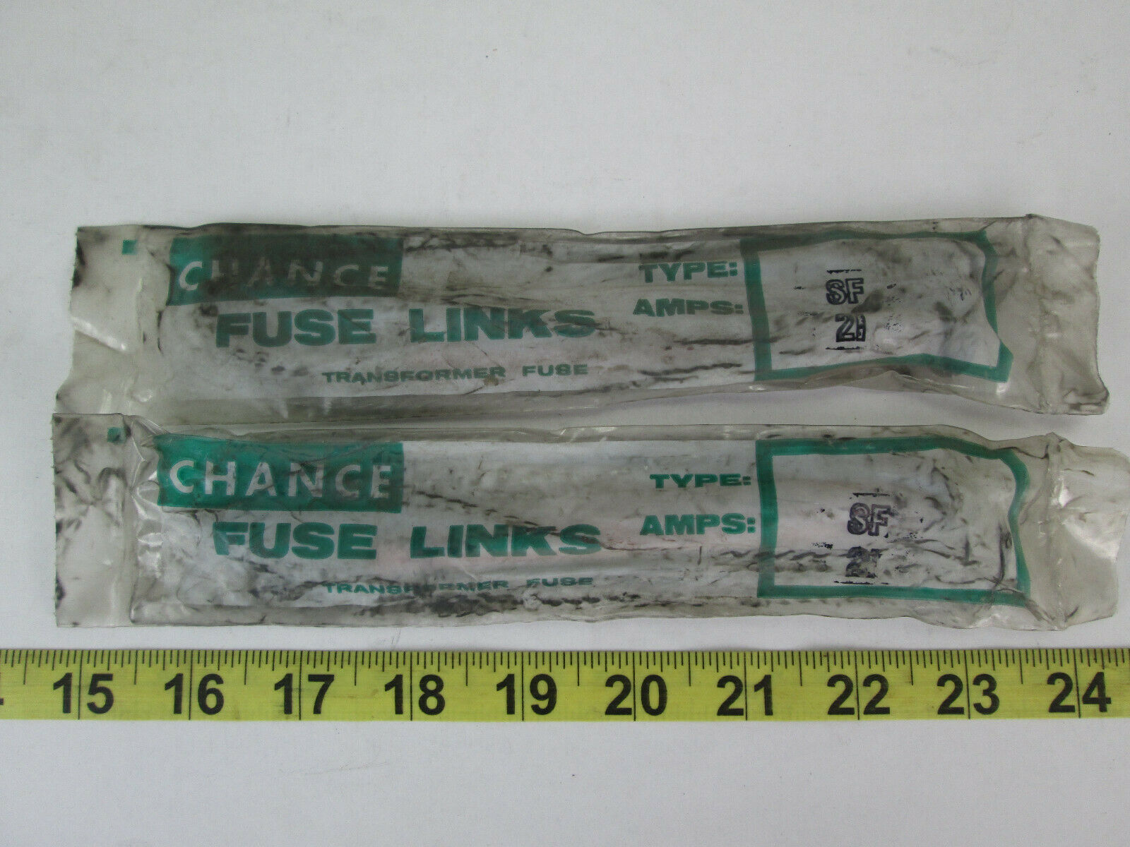 Lot of 2 New NOS Hubbell Chance Fuse Links 21 Amps SF Type SKUF1