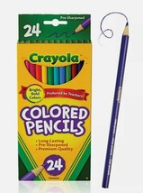 Crayola Colored Pencils, Assorted Colors Set of 24 Brand New - $8.90