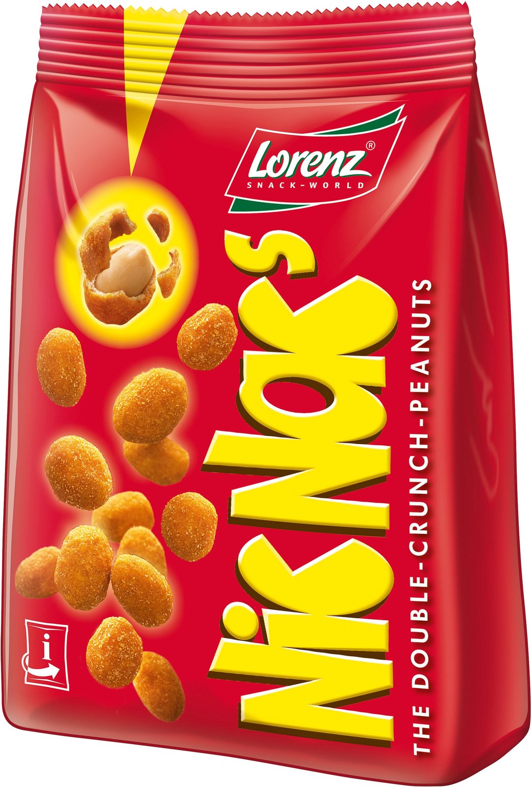 Lorenz Nic Nac's Double Crunch Peanuts 125g - Planters Nuts1081 x 1600