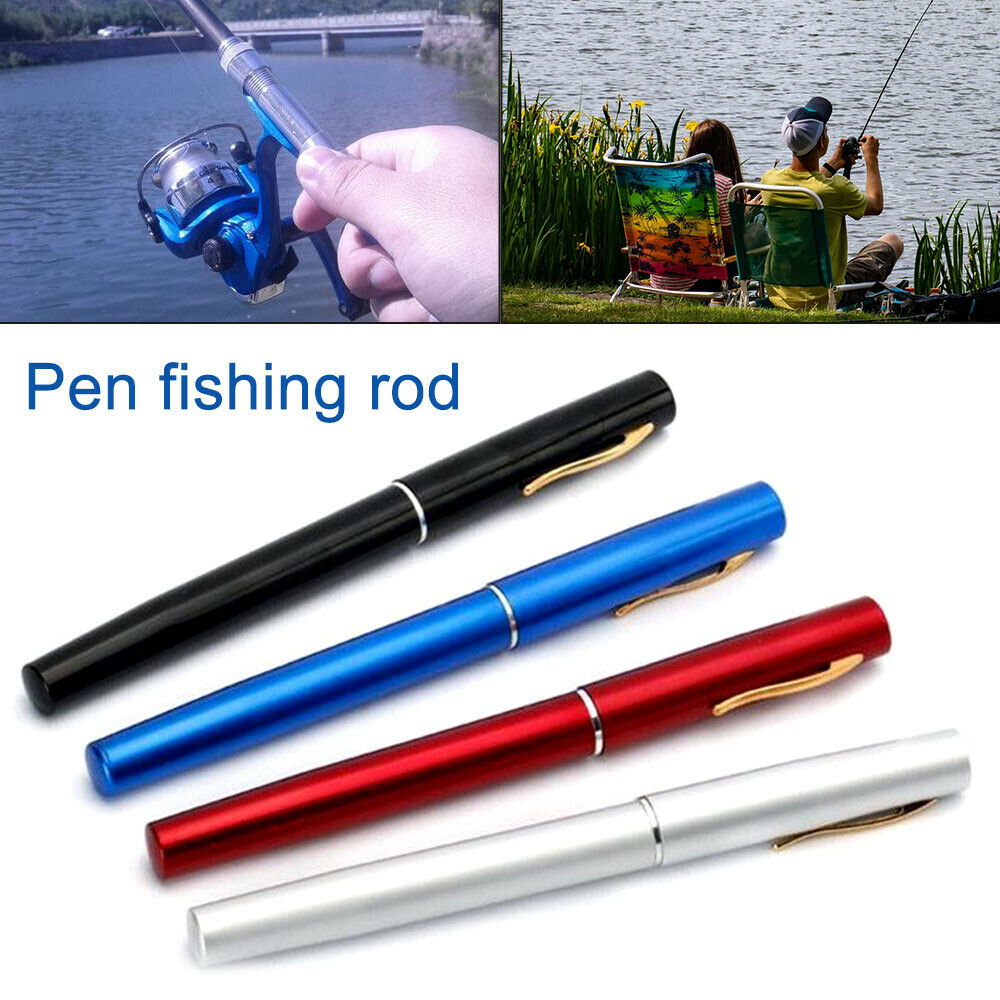 Fish Rod Pen Fishing Rod Mini Portable Pocket Pen Shape Fishing Rod ...