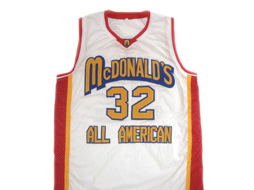 Qualityjerseys - Lebron james #32 mcdonald's all american basketball jersey white any size