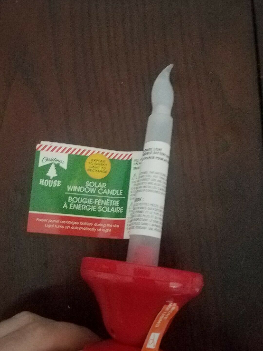 Christmas House SolarPowered LED Window Candles, 6.25. Fast Ship Candles