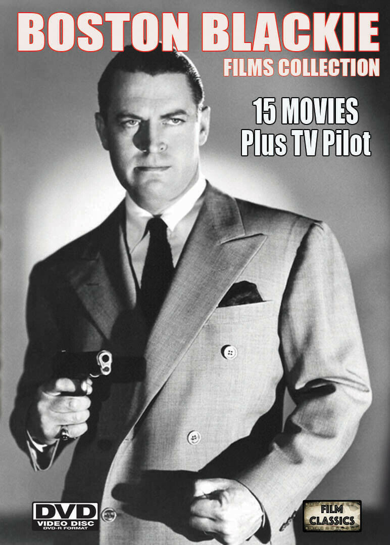 BOSTON BLACKIE FILMS COLLECTION 15 MOVIES 8 DVDR DVDs & Bluray
