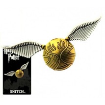 Harry Potter Quidditch Golden Snitch Image Pewter Metal Lapel Pin NEW UNUSED - $7.84