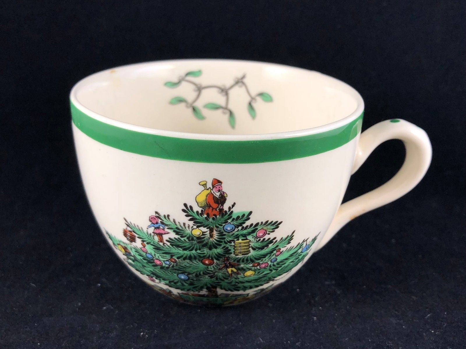 Spode Christmas Tree Teacup S3324 M 28-M - Made in England - $9.50