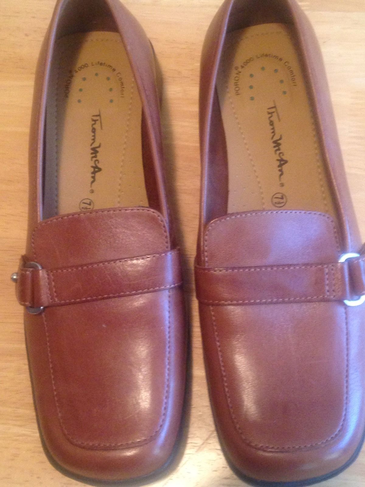 THOM MCAN Womens 7 1/2 Brown Leather Loafers and 18 similar items