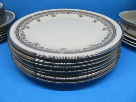 Lenox Lace Point 6.5&quot; Bread And Butter Plates Set Of 7 Plates Excellent ... - $48.02