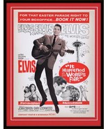 ORIGINAL 1963 It Happened At the World&#39;s Fair Elvis 11x14 Framed Adverti... - $148.49