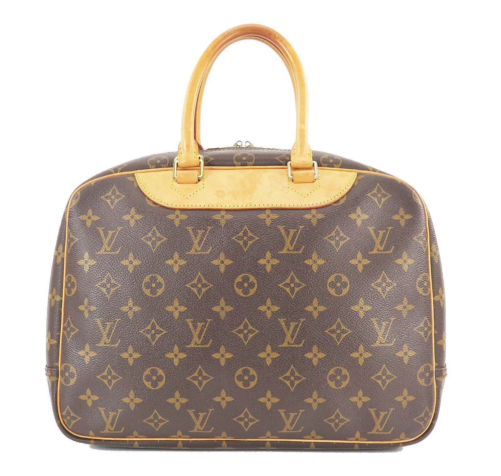 Authentic LOUIS VUITTON Deauville Monogram Hand Bag Purse #32335 - Women&#39;s Handbags & Bags