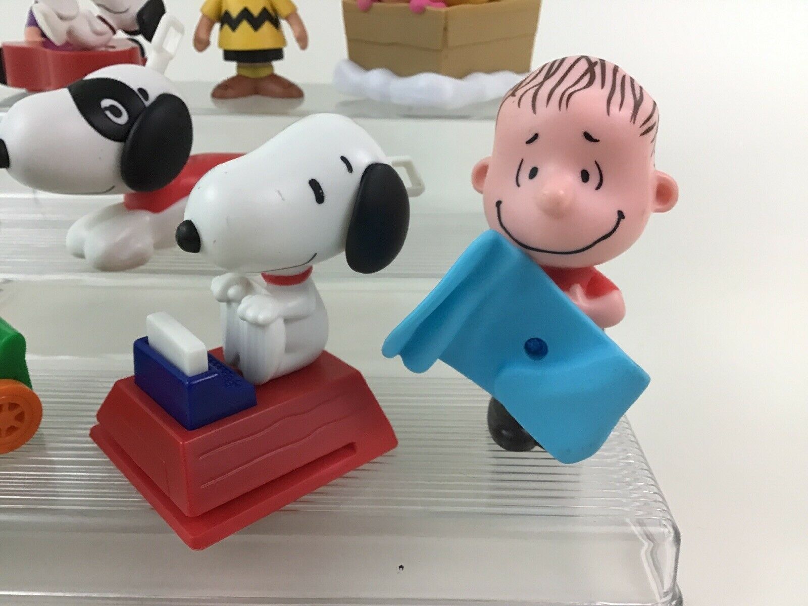 Charlie Brown Peanuts Movie Linus Schroeder Snoopy Toy 7pc Lot