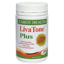 Cabot Health LivaTone Plus With Turmeric 240 Capsules - $349.45