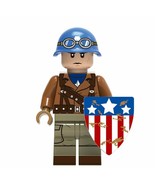 Captain America WWII Soldier The First Avenger Marvel Custom Minifigures... - $2.99