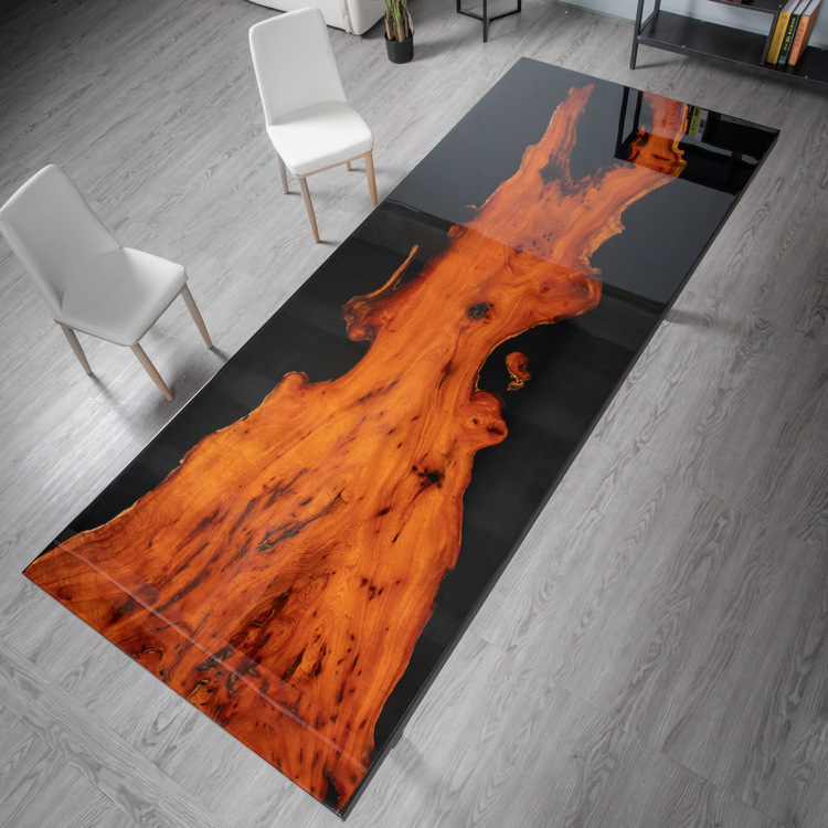 Amazing black epoxy and poplar wood Resin Table Awesome Woodwork - Tables