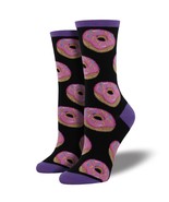 Socksmith Women&#39;s Socks Novelty Crew Cut Socks &quot;Donuts&quot; / Choose Your Co... - $11.29