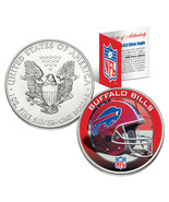 BUFFALO BILLS 1 Oz American Silver Eagle $1 US Coin Colorized NFL LICENSED - $74.76