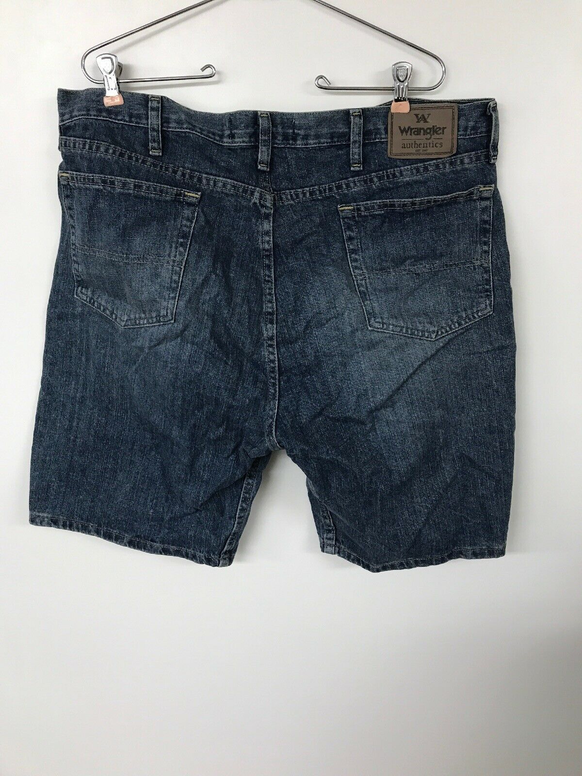 Wrangler Mens Authentic Denim Shorts 38W 10” Inseam - Shorts