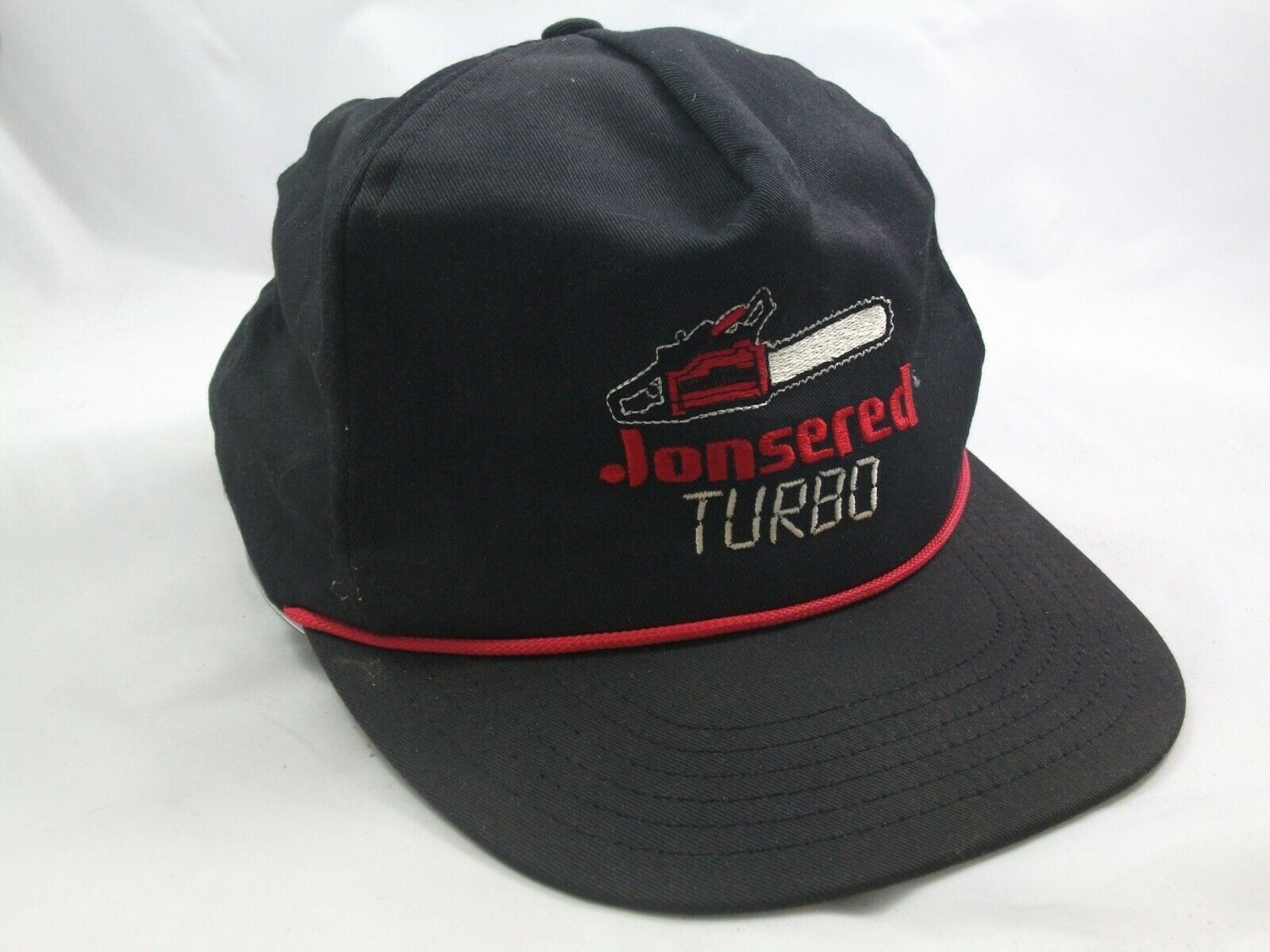 Vintage Jonsered Turbo Chainsaw Hat Black Snapback Baseball Cap Hats