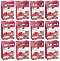 Läkerol Dents Raspberry Lemongrass  Swedish Xylitol Candies 85g * 12 pack 36 oz - $69.30