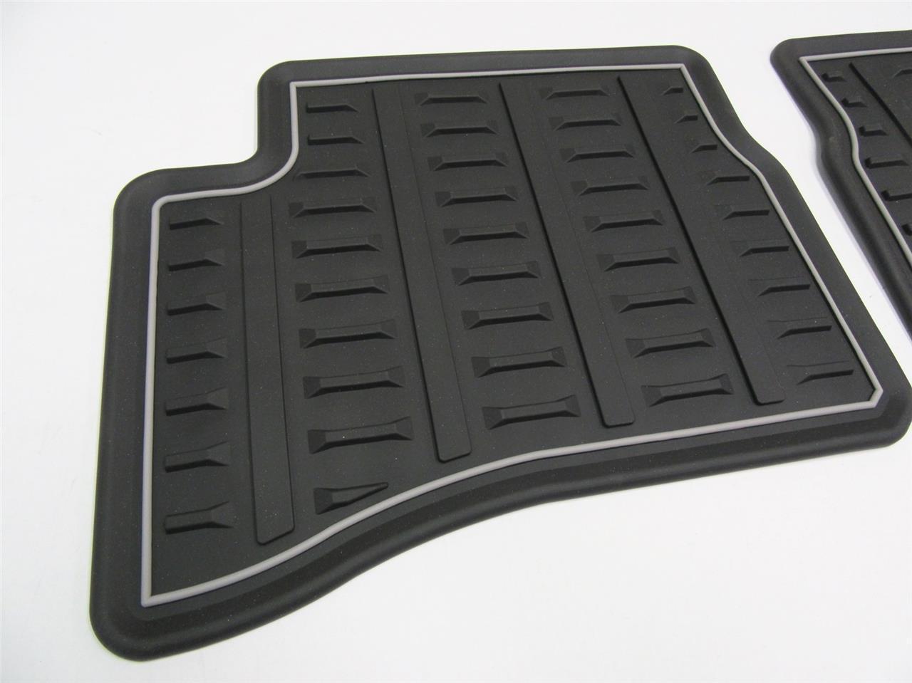 OEM 20082011 Hyundai Accent Black All Weather REAR Floor Mats 2 Piece