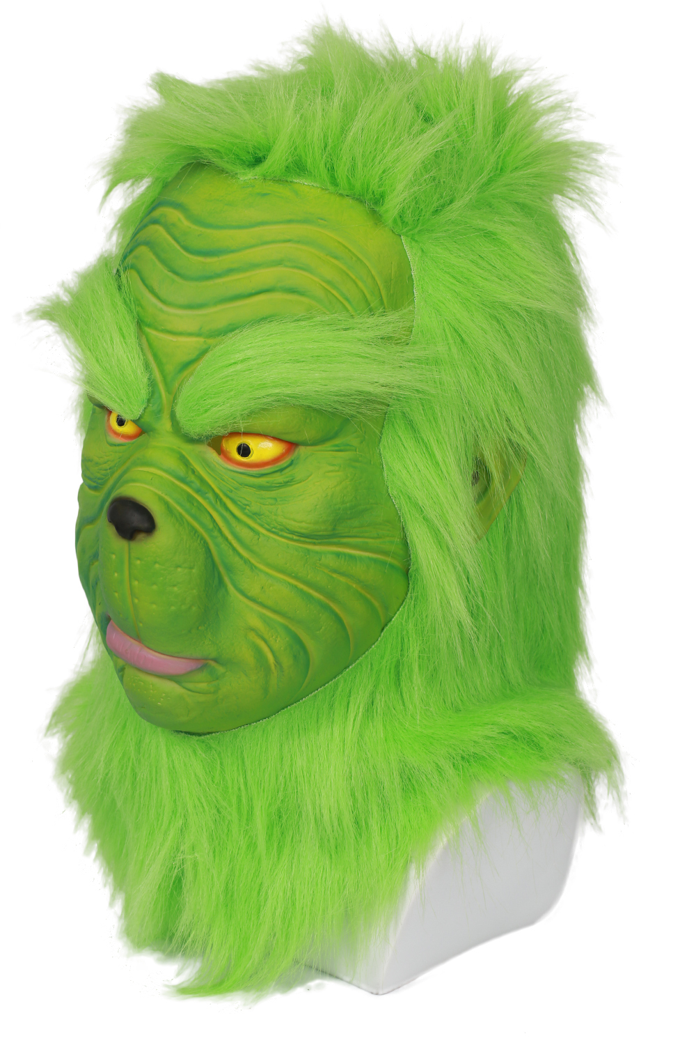 Grinch Cosplay Latex Mask How the Grinch Stole Christmas Green Helmet ...