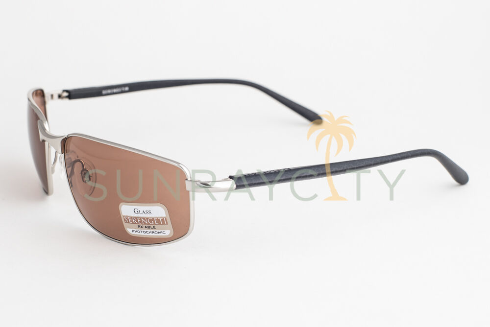 Primary image for Serengeti Luigi Silver Black / Tannery Drivers Sunglasses 7383