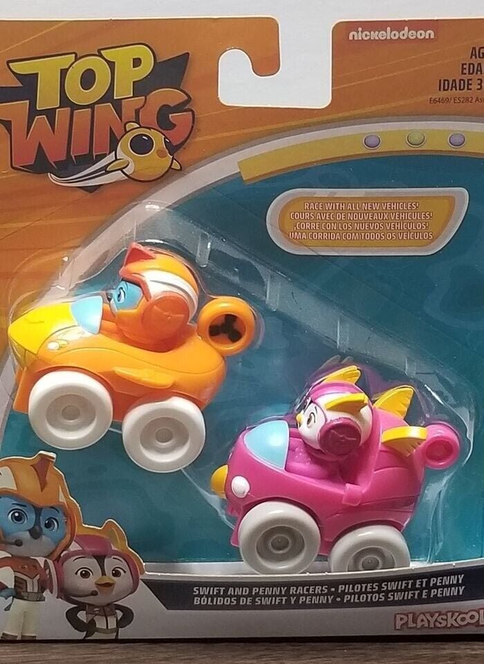 Set Of 2 New Nickelodeon Top Wing Swift And Penny Rod And Brody Racers