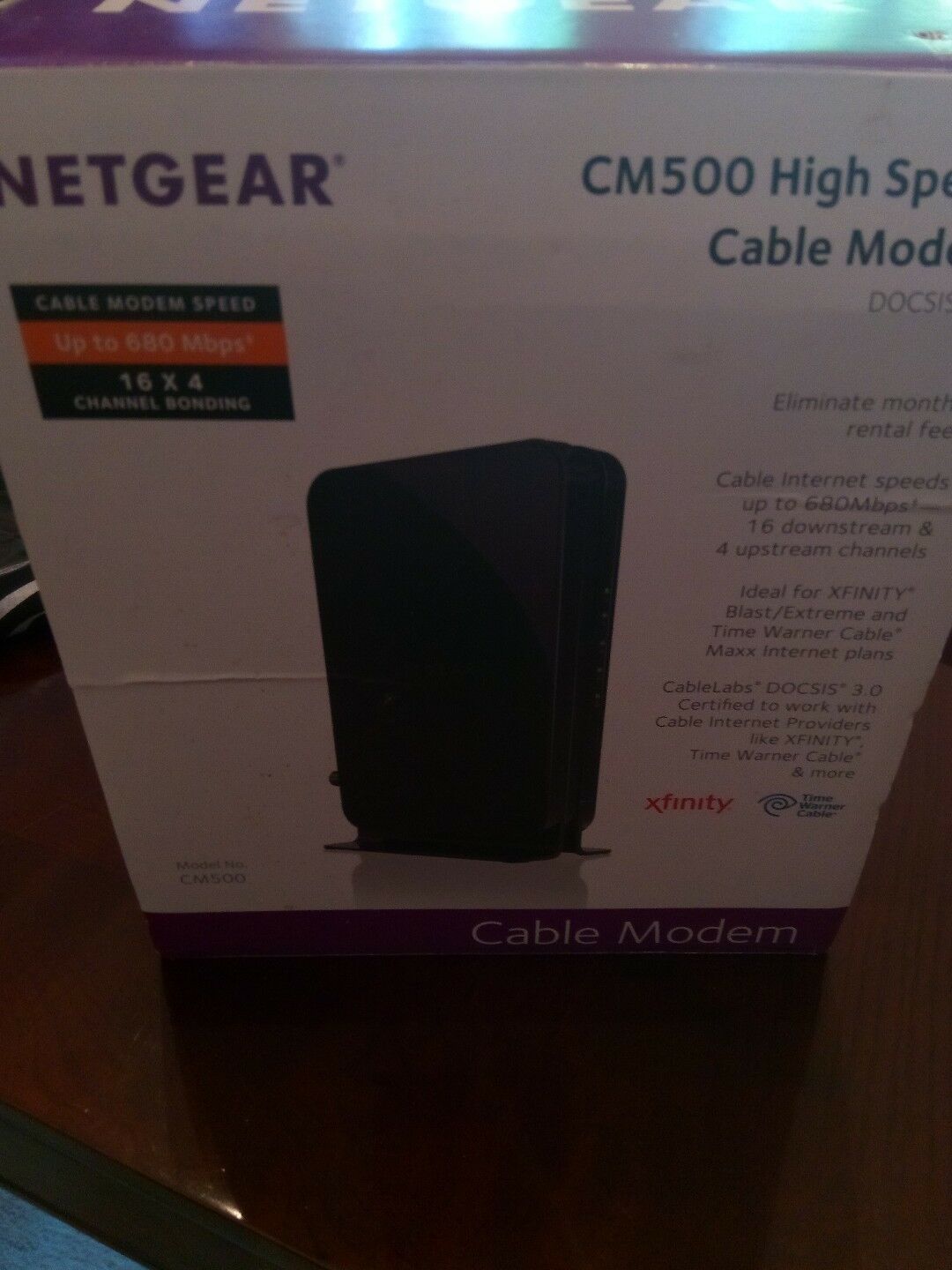 Netgear Cm500 High Speed Cable Modem And 32 Similar Items