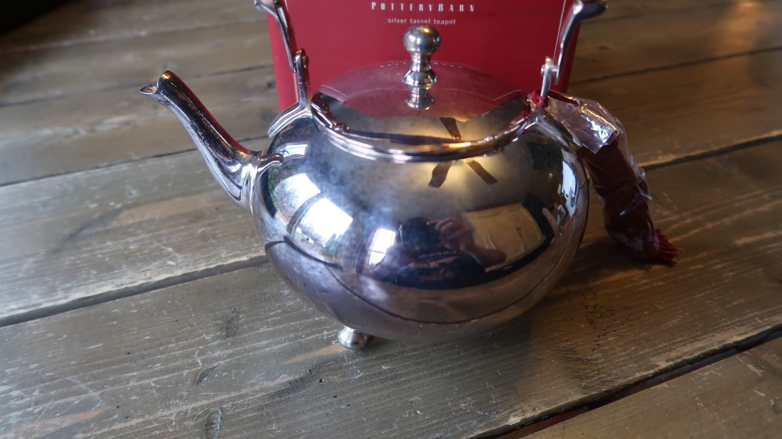 Pottery Barn Silver Plated Tassel Teapot New And 50 Similar Items Pottery Barn Silver Plated Tassel Teapot New And 50 Similar Items