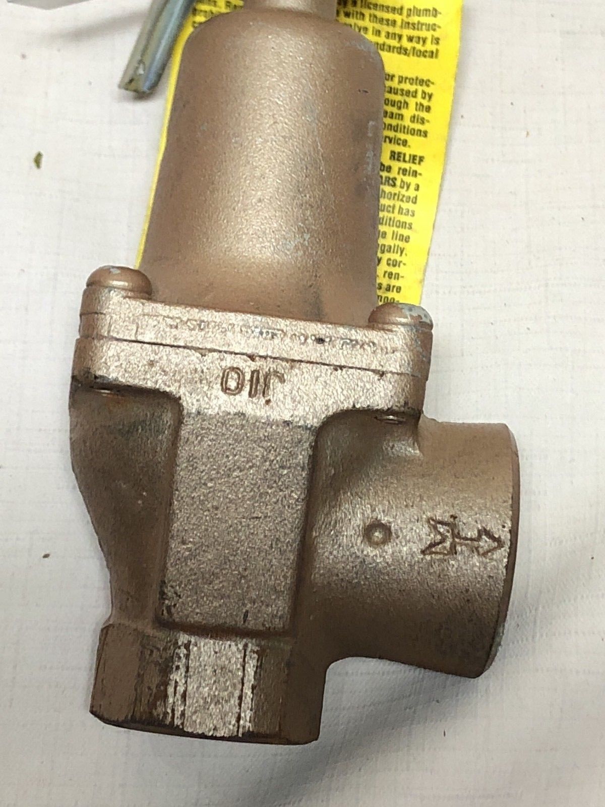 WATTS M1 3/4" 740 50lb 1,352,000 BTU/HR Pressure Safety Relief Valve