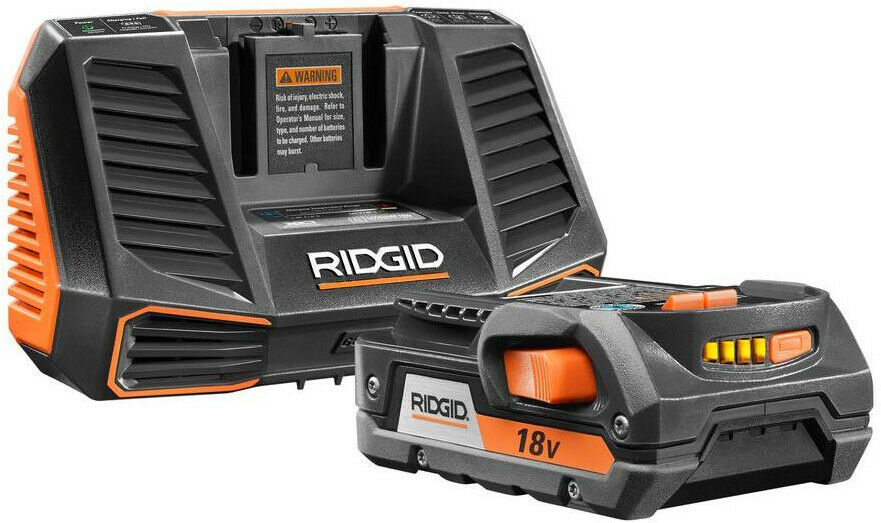 Ridgid Cordless Brad Nailer 2 1 8 In 18 Volt Lithium Ion 18 Gauge